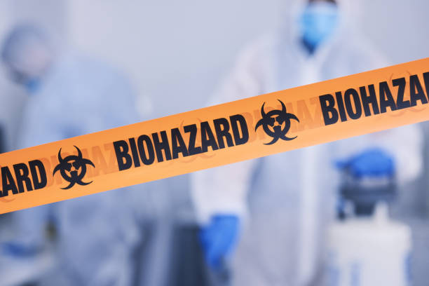 Professional Biohazard Cleanup technician working in Ojai, CA